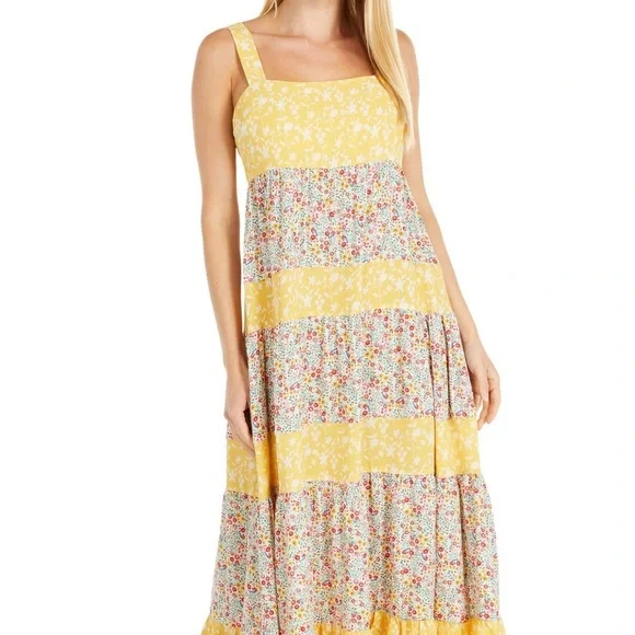 smocked off the shoulder maxi dress Beckie Smocked Maxi Dress in Off White